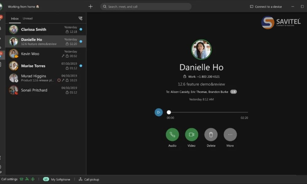Cisco Webex cung cấp một hệ thống điện thoại VoIP mạnh mẽ