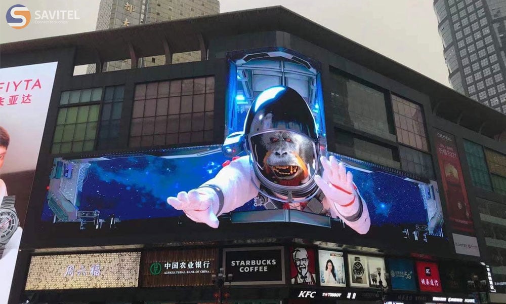 3D Billboard cho hình ảnh hiển thị vô cùng chân thật