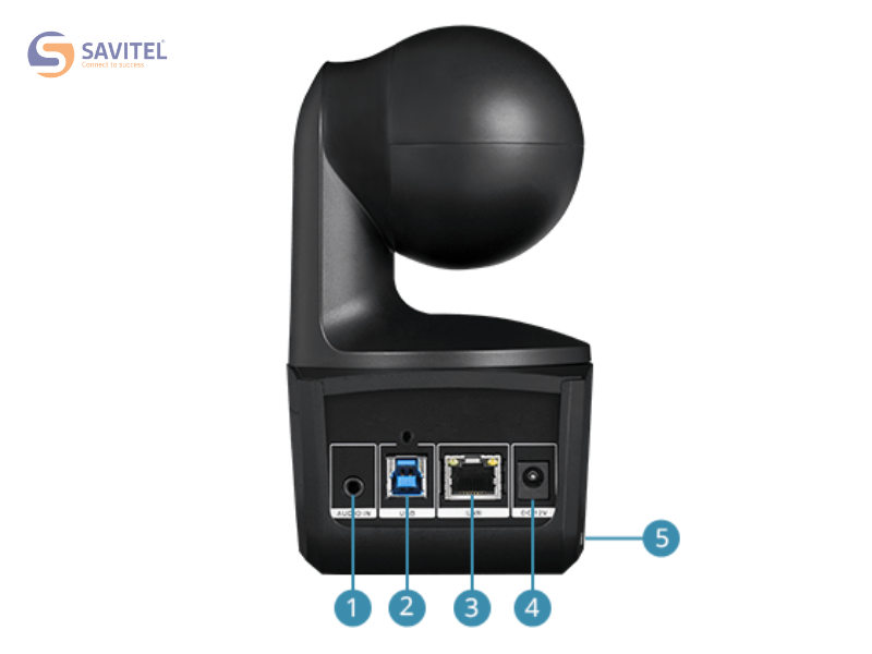 Mặt sau Aver DL 10