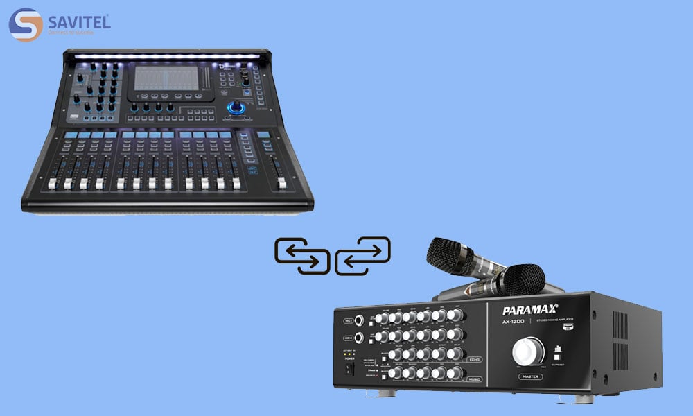 Kết nối mixer với amply để điều chỉnh âm thanh đầu ra hoàn hảo nhất