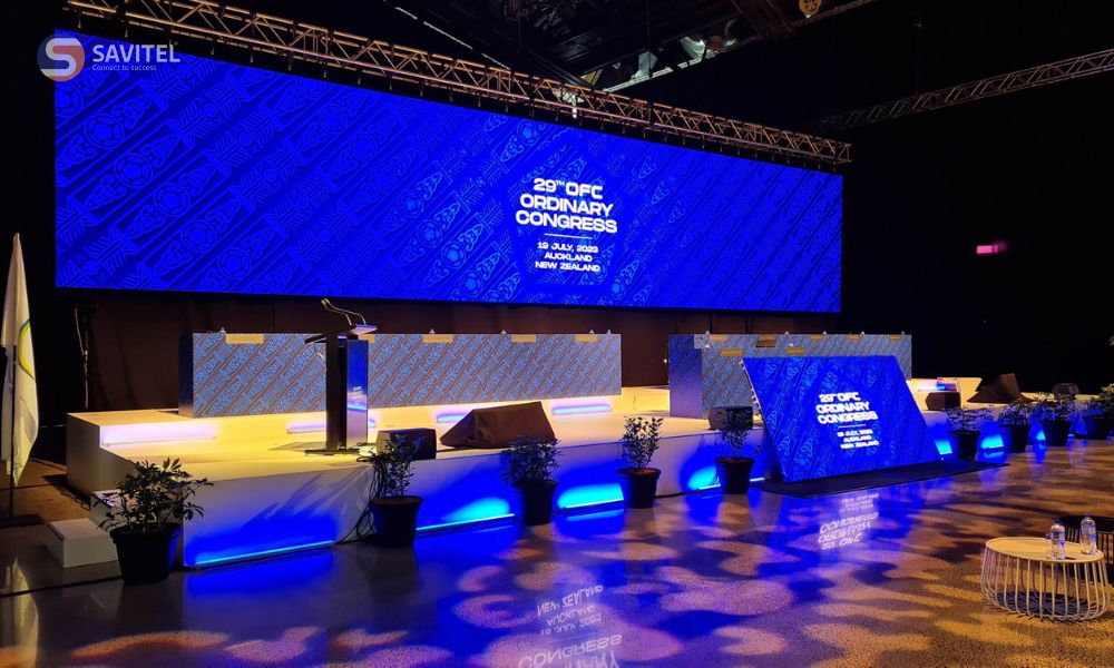 Quy trình cho thuê backdrop màn hình LED của SAVITEL đảm bảo sự tiện lợi