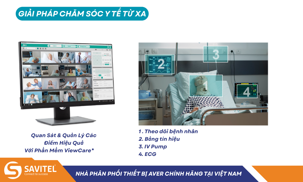 Giải pháp chăm sóc y tế từ xa với thiết bị AVer