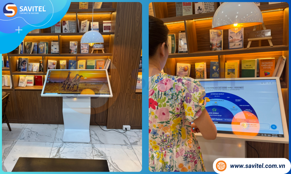 Màn hình AVASDI Kiosk đưa vào sử dụng