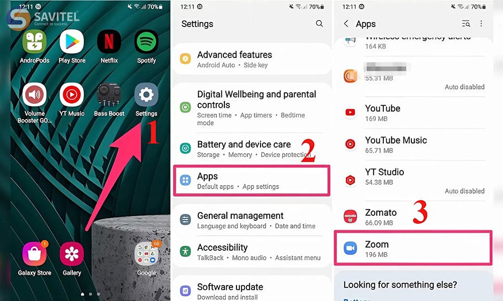 Các bước reset cụ thể Zoom trên điện thoại