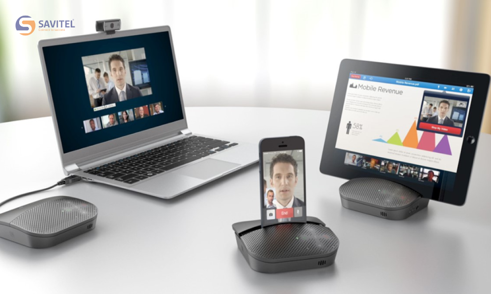 Loa hội nghị họp trực tuyến tích hợp micro Logitech P710E