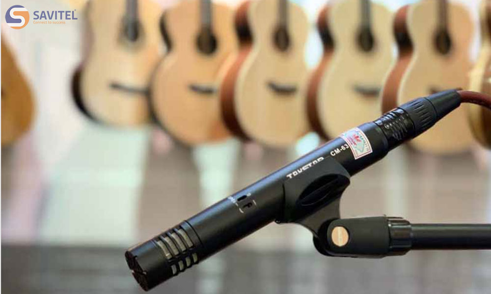 Microphone áp điện chuyên sử dụng để thu âm nhạc cụ