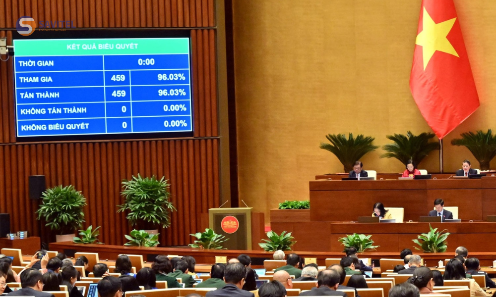 Hệ thống màn hình hiển thị của phòng họp Quốc Hội