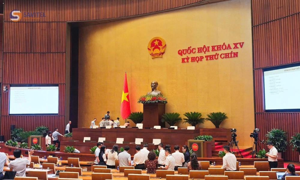 Cơ sở hạ tầng phòng họp Quốc Hội