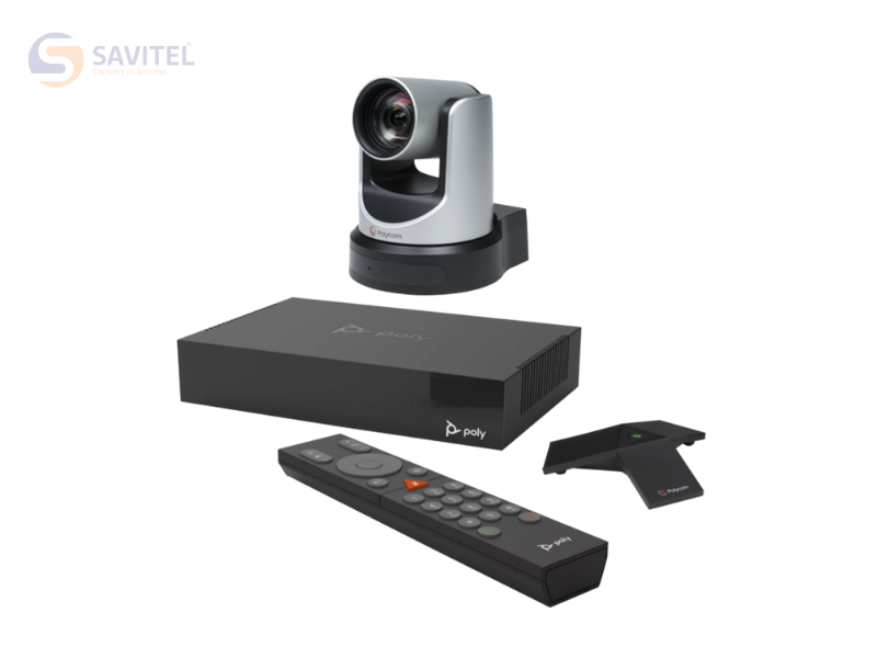 Sử dụng Thiết bị họp trực tuyến Poly G200 cùng Camera hội nghị Poly EagleEye IV USB