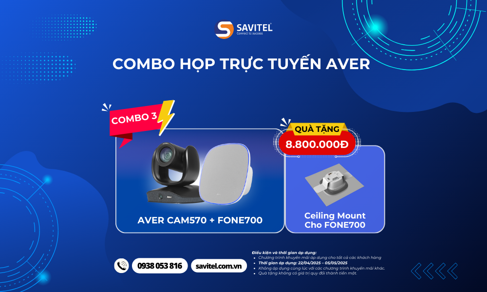 Combo 3: AVer Cam570 + Fone700