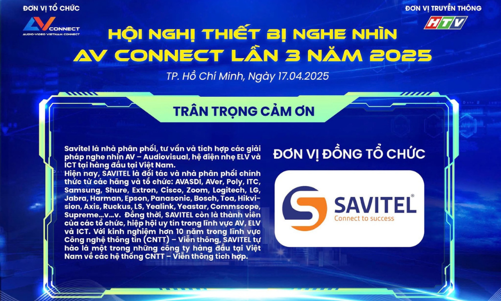 SAVITEL đồng hành cùng AV Connect Lần 3