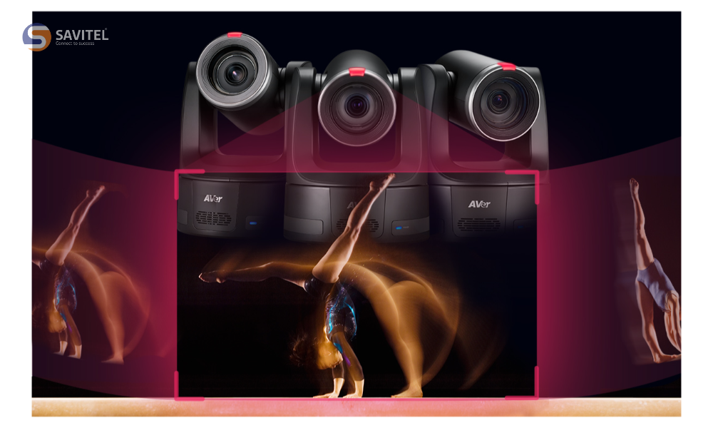 Camera Aver TR615 với hệ thống chuyển động chính xác