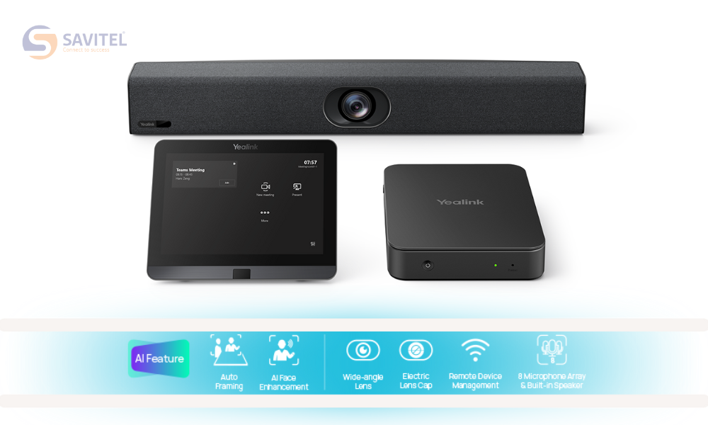 Yealink MVC400 – Hệ thống họp trực tuyến Microsoft Teams Rooms tối ưu