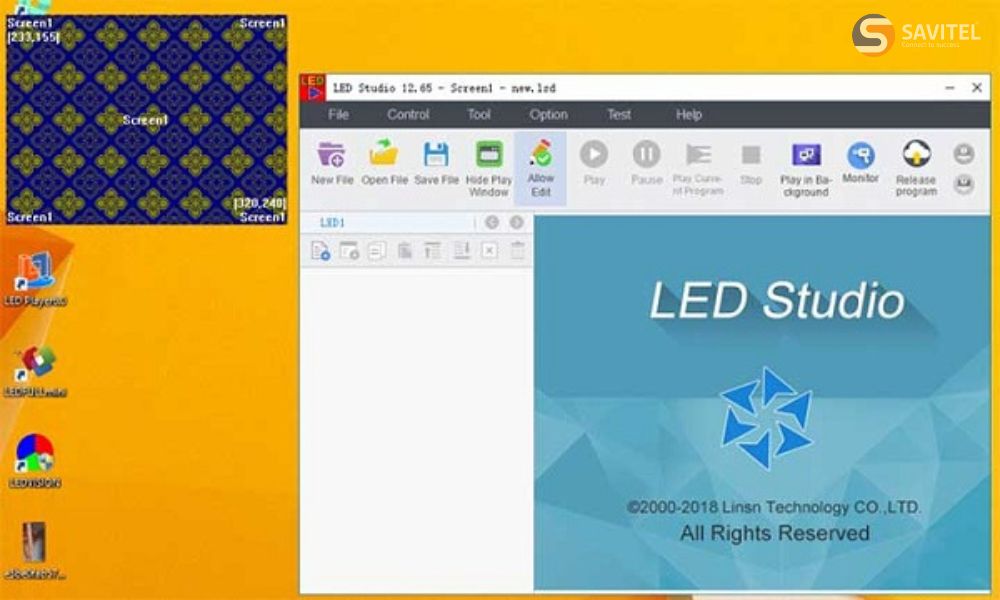 LED Studio là phần mềm chuyên dụng từ Shenzhen Linsn LED Co., Ltd