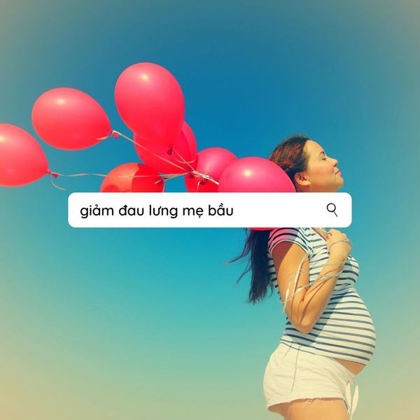 6 cách giảm đau lưng khi mang thai