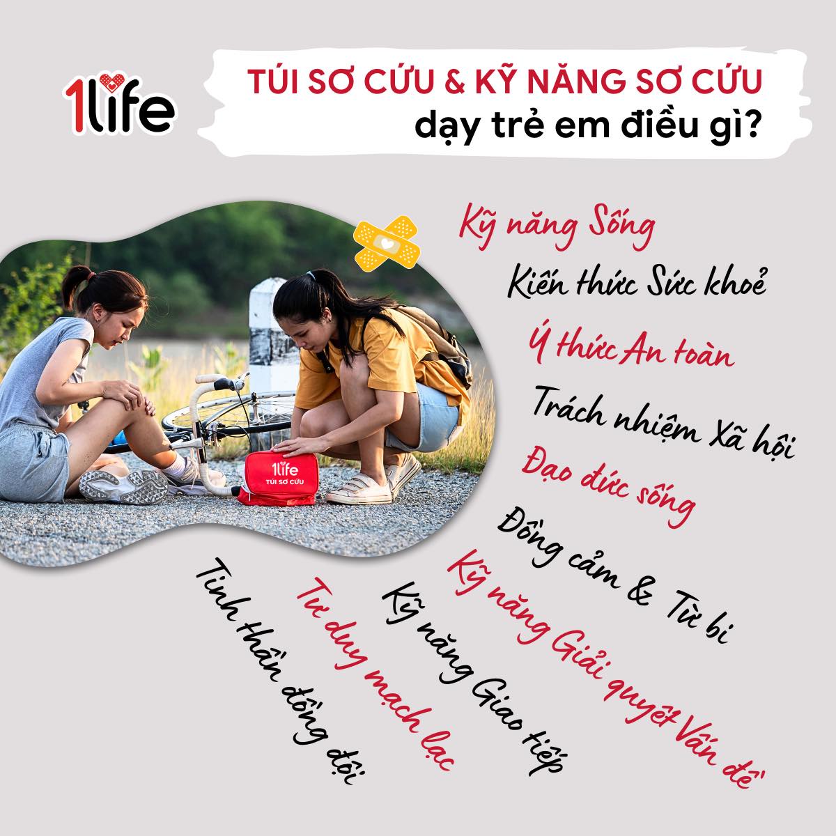 TÚI SƠ CƯU & KỸ NĂNG SƠ CỨU dạy trẻ em điều gì? – 1LIFE Phong cách sống ...