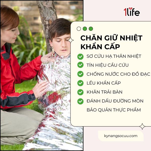 CHĂN GIỮ NHIỆT KHẨN CẤP – VỊ CỨU TINH TRONG MỌI TÌNH HUỐNG