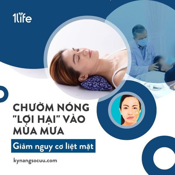 CHƯỜM NÓNG GIẢM NGUY CƠ LIỆT MẶT TRONG MÙA MƯA