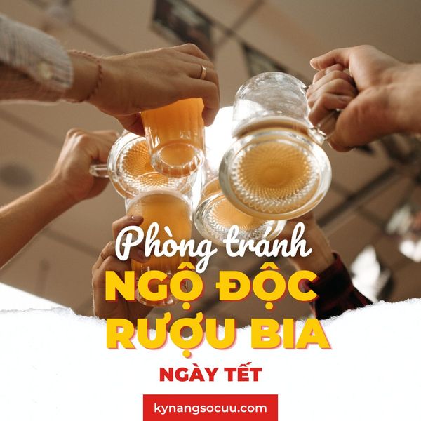 CÁCH PHÒNG TRÁNH NGỘ ĐỘC RƯỢU, BIA NGÀY TẾT