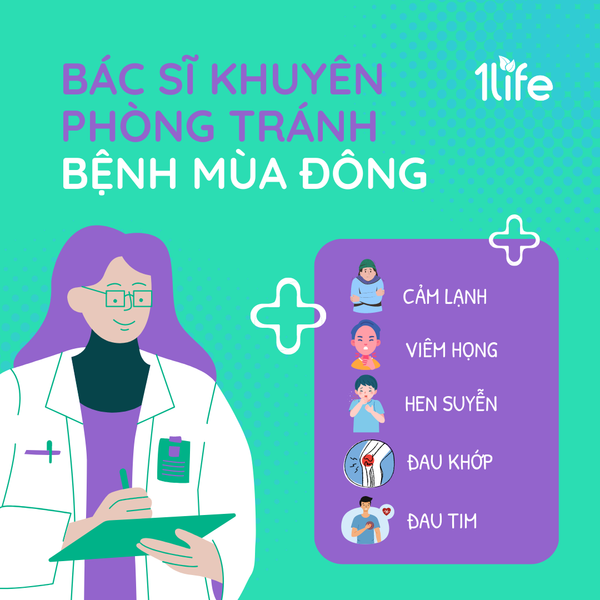 BÁC SĨ KHUYÊN PHÒNG TRÁNH BỆNH MÙA ĐÔNG ĐÚNG CÁCH