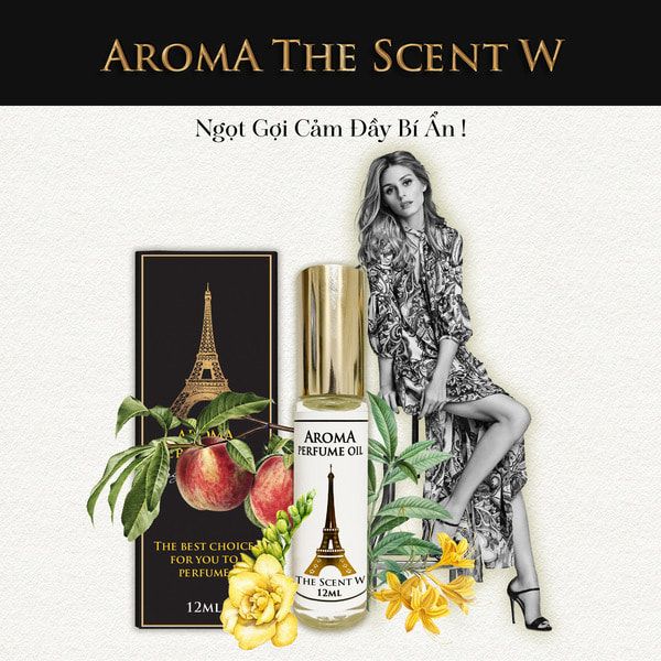 Aroma cam kết cung cấp nước hoa Aroma The Scent W chính hãng