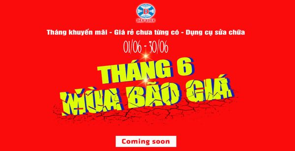 Kết thúc Khuyến Mãi Tháng 5