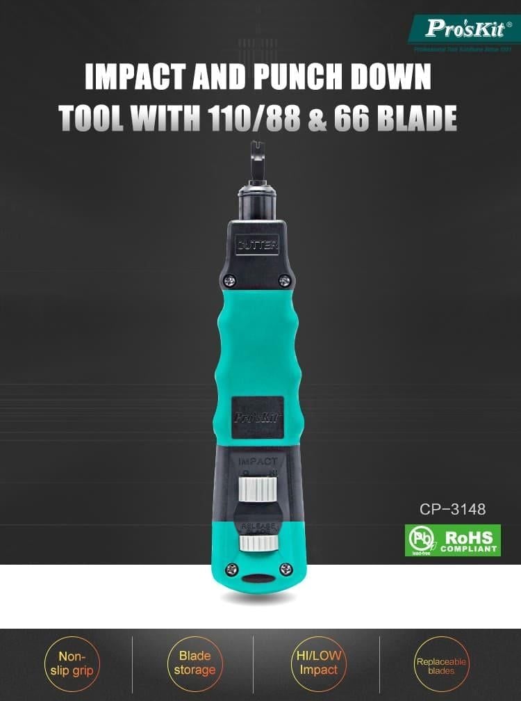 Dao Phập Mạng Pro'sKit CP-3148 (110/88 & 66)