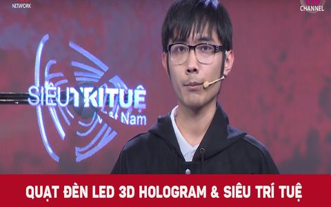 Quạt đèn LED 3D Hologram Promaxshop đã có mặt tại Siêu Trí Tuệ