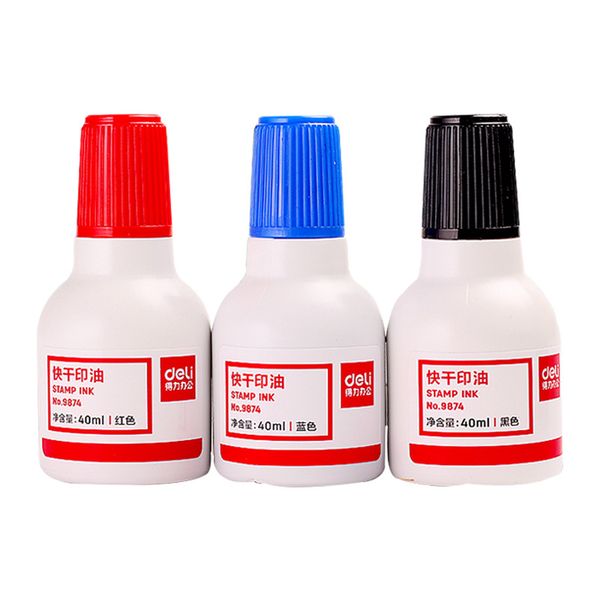 Mực Con dấu DELI 40ml
