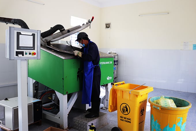 Hệ thống xử lý chất thải y tế bằng công nghệ vi sóng tại Bệnh viện Đa khoa khu vực Ninh Hòa đã ngừng hoạt động