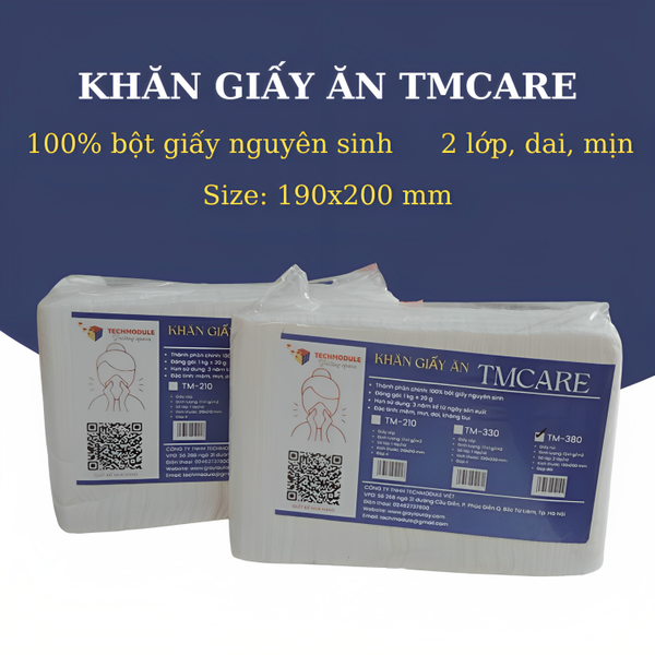 Phản hồi từ khách hàng sau khi sử dụng Khăn giấy ăn dạng rút TMCARE mã TMGA-RL380