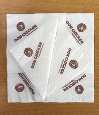 Miễn phí in logo lên giấy ăn cho nhà hàng tại khu vực Hà Nội