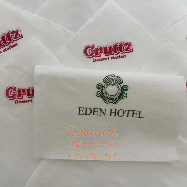 Khăn giấy ăn in logo: Nâng tầm thương hiệu của bạn