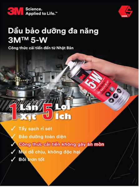 Bình xịt 3M 5W 1 lần xịt 5 lợi ích bất ngờ