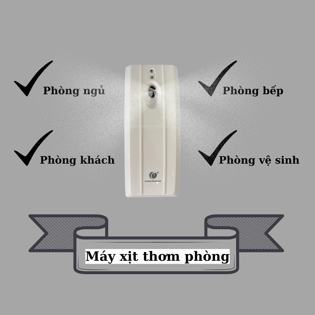 Khám phá sự tiện lợi từ Máy xịt thơm phòng tự động Chuangdian CD-6100A - Sản phẩm độc đáo từ TNHH Techmodule Việt