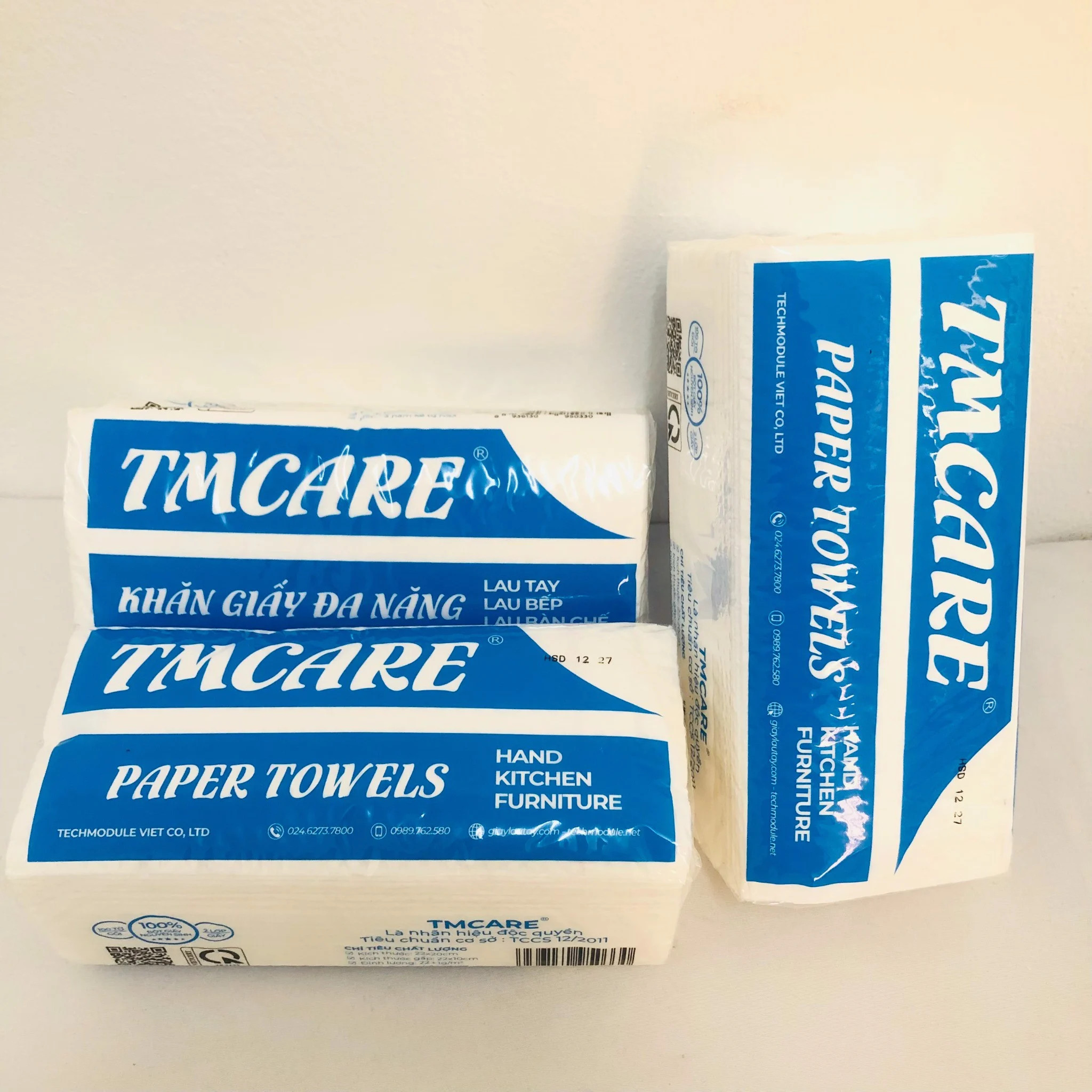 Khám phá sức mạnh vệ sinh với khăn giấy lau đa năng TMCARE của Techmodule