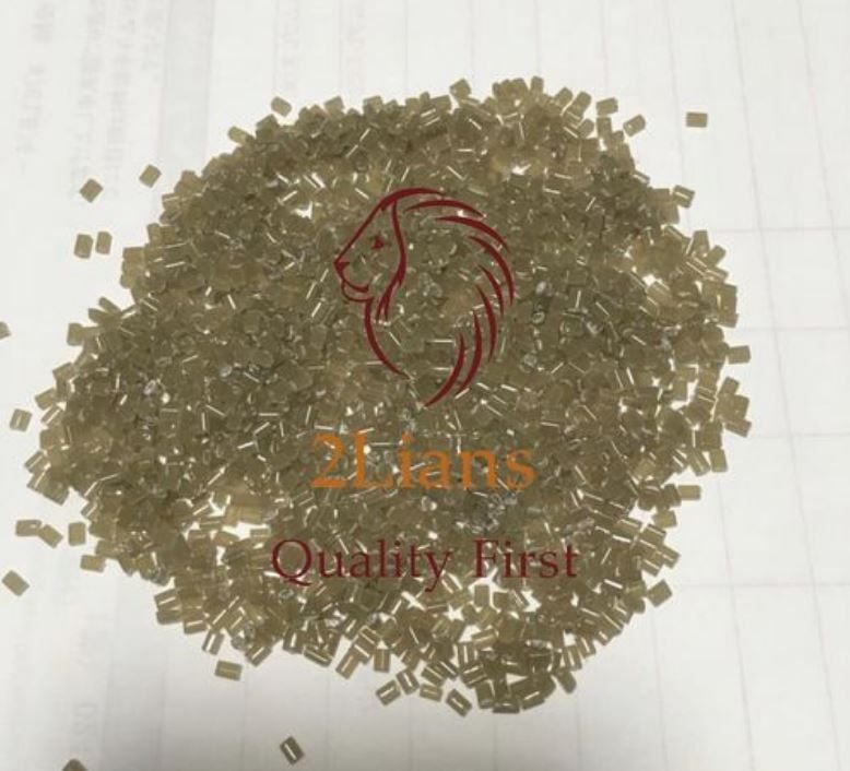 PET repro pellets brown color