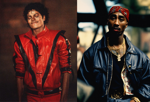 Lăng Kính Thời Trang Đồ Da | Huyền Thoại Michael Jackson và Tupac Shakur