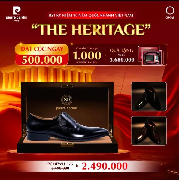 THE HERITAGE 2025 | SIÊU PHẨM GIÀY CAP-TOE OXFORD - PCMFWLJ 375: THE VANGUARD - VỊ LÃNH ĐẠO TIÊN PHONG