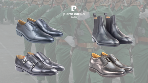 Những Đôi Giày Nam Pierre Cardin Khắc Họa Lên Cho Phong Thái Quân Nhân Hiên Ngang