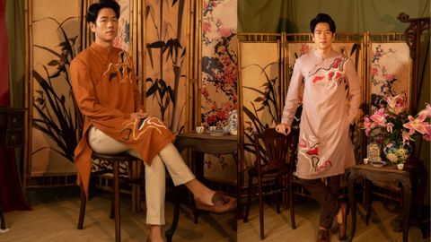 Áo Dài - Giày Tây và Tết Cổ Truyền Qua Góc Nhìn Của Nhà Mốt Pierre Cardin