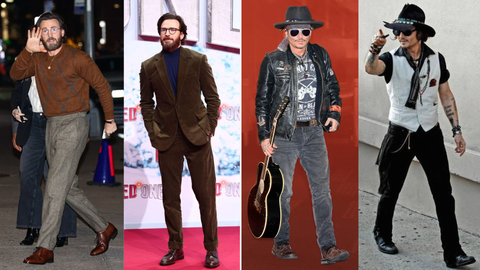 Lăng Kính Thời Trang Đồ Da | Thuyền Trưởng Johnny Depp & Đội Trưởng Mỹ Chris Evans