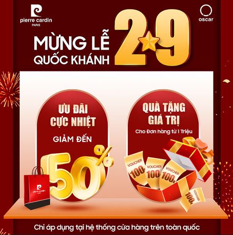PIERRE CARDIN & OSCAR CÙNG CƠN SỐT THỜI TRANG MỪNG ĐẠI LỄ QUỐC KHÁNH 02/09