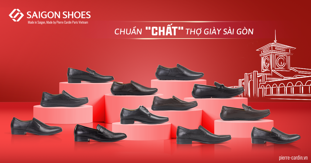GIÀY MỌI SAIGON SHOES | TIÊU CHÍ CHUẨN "CHẤT" THỢ GIÀY SÀI GÒN (MADE BY PIERRE CARDIN PARIS VIETNAM)