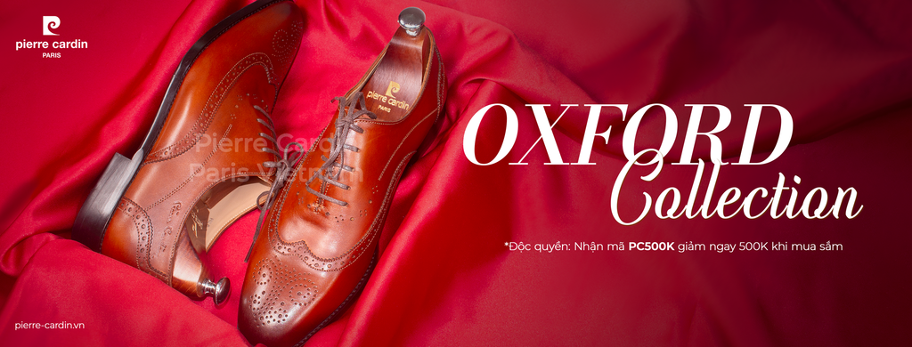 "OXONIAN" SHOES | GIÀY OXFORD ĐẾ DA CAO CẤP - THƯƠNG HIỆU PIERRE CARDIN