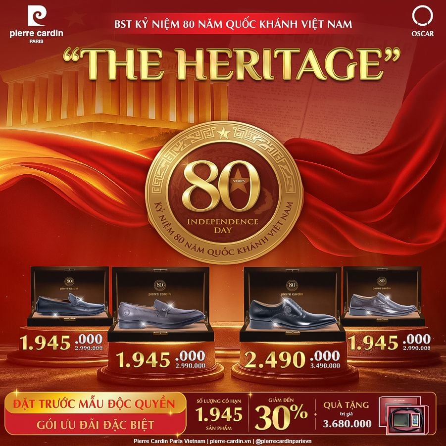 Pierre Cardin Paris Vietnam | BỘ SƯU TẬP 80 NĂM QUỐC KHÁNH VIỆT NAM (1945 - 2025)