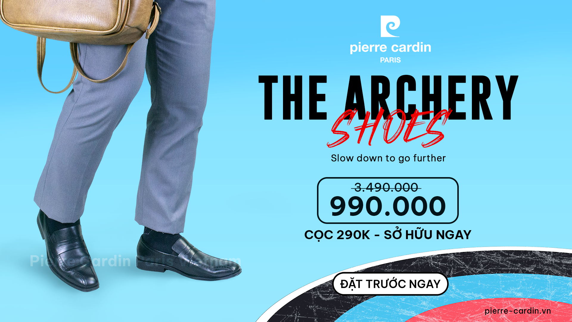 The Archery Shoes 772 Pierre Cardin lấy cảm hứng từ cánh cung