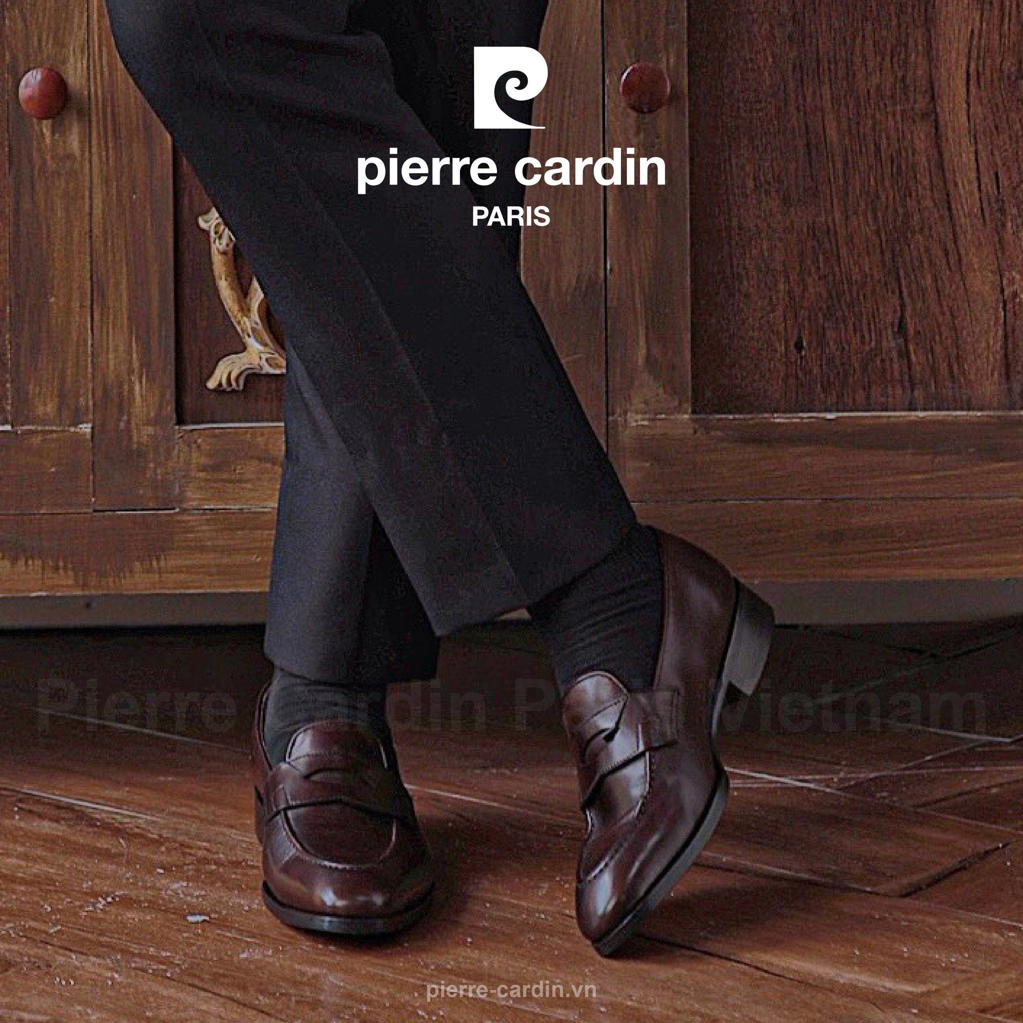 Pierre Cadin Paris Vietnam: Giày Penny Loafer Đế Da Pierre Cardin - PCMFWLH 361 (Da Bò Ý)