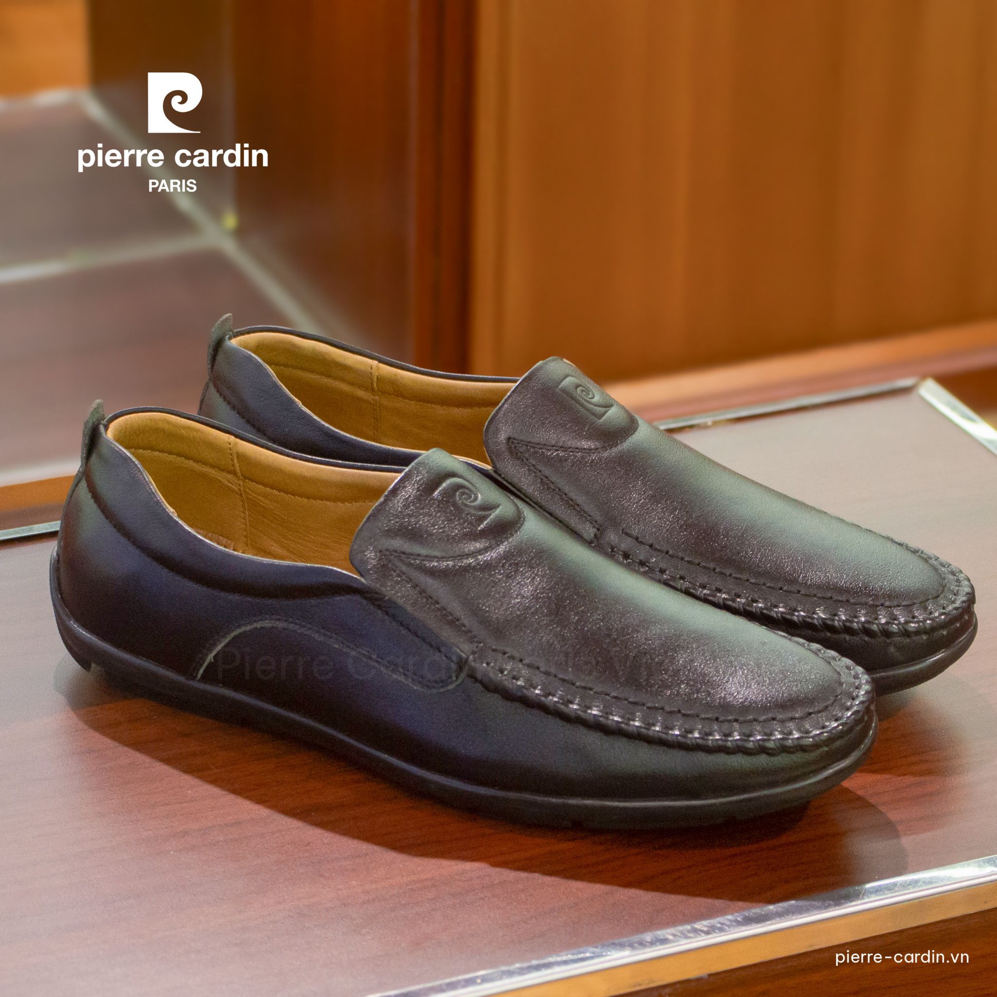 Pierre Cardin Paris Vietnam: Giày Black Loafer Phiên Bản Cải Tiến Pierre Cardin - PCMFWLI 800