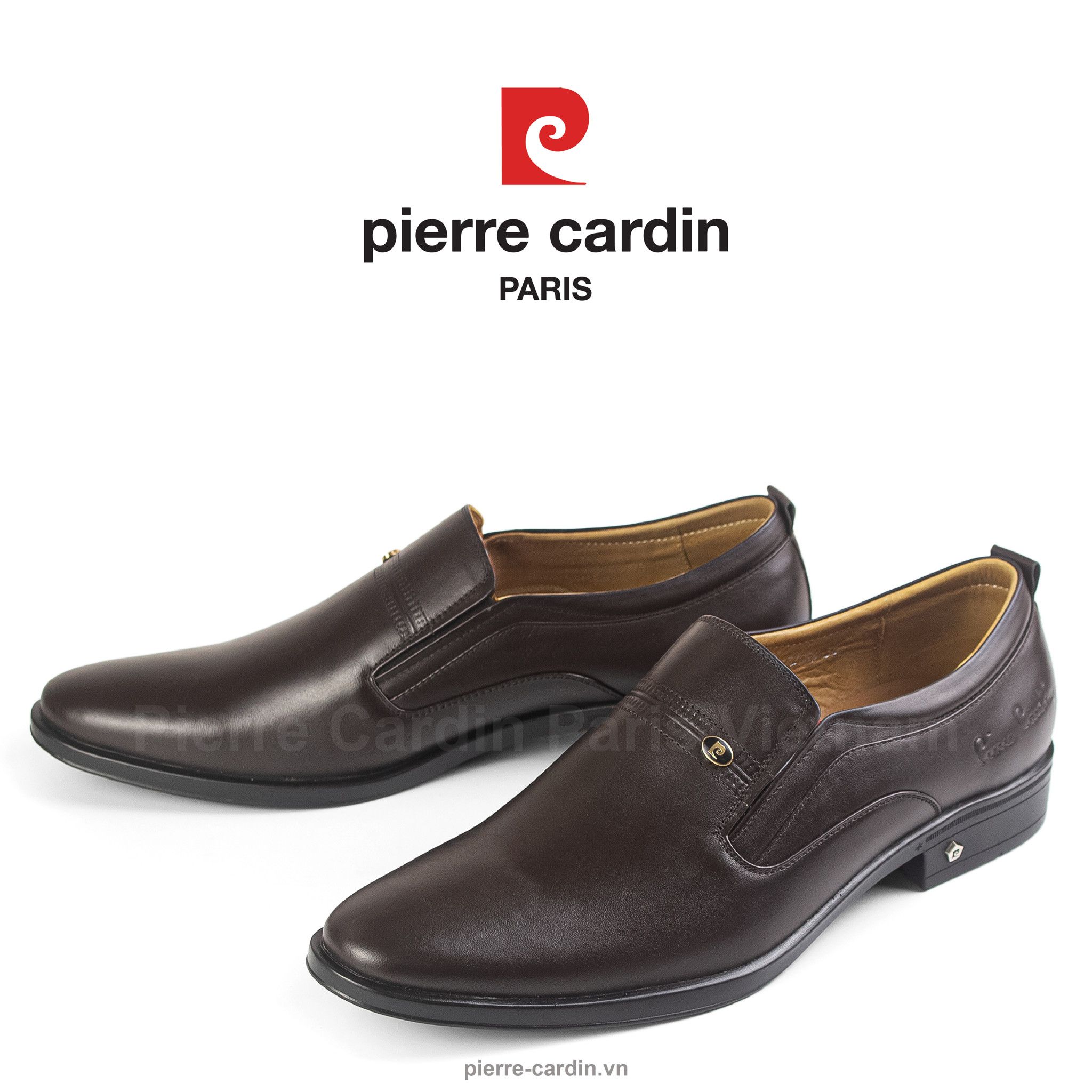 Pierre Cardin Paris Vietnam | Giày Loafer Hiện Đại Pierre Cardin - PCMFWLG 733 (BROWN)